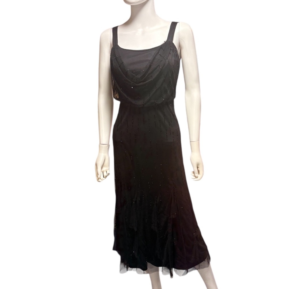 Jacques Vert Beaded Gown - 8